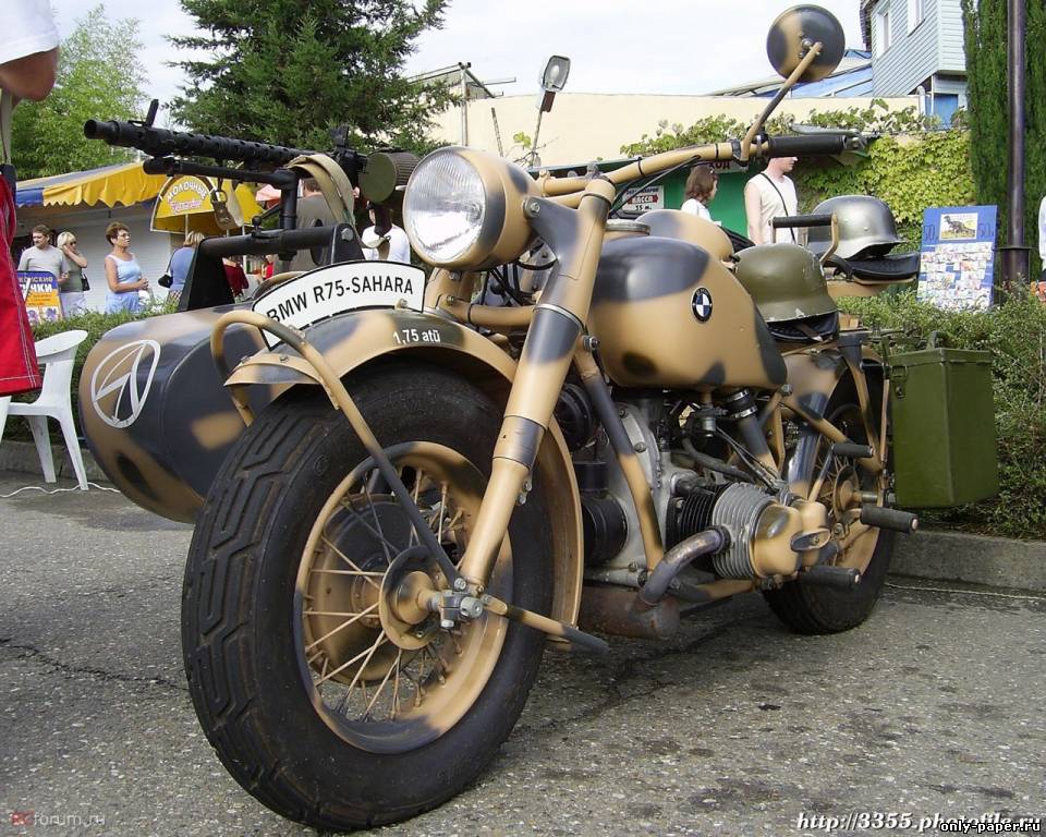 WWII BMW r75 Sidecar 750cc