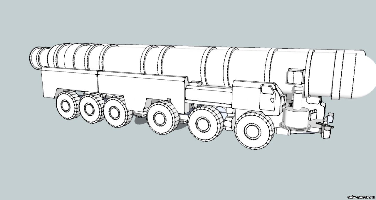 Как нарисовать ракетный комплекс