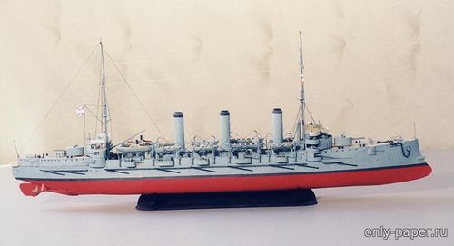 Сборная бумажная модель / scale paper model, papercraft «Очаков» / Ochakov (Digital Navy) 