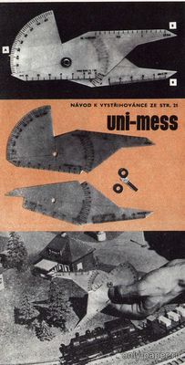 Сборная бумажная модель / scale paper model, papercraft Meridlo Uni-Mess [ABC 1971-3] 