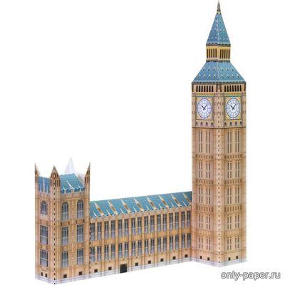 Сборная бумажная модель / scale paper model, papercraft Биг-Бен / Big Ben 
