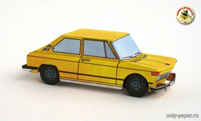 Сборная бумажная модель / scale paper model, papercraft BMW Touring  (ABC 22/1975) 