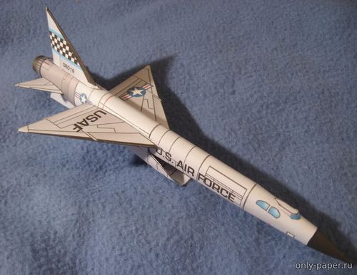 Модель самолета Republic XF-103 Thunderwarrior из бумаги/картона