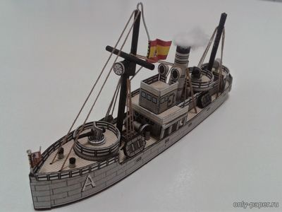 Модель сторожевого корабля Arcila (1921) из бумаги/картона