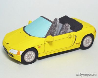 Модель автомобиля Honda Beat из бумаги/картона