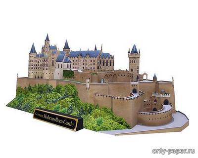 Сборная бумажная модель / scale paper model, papercraft Замок Гогенцоллерн / Burg Hohenzollern (Canon) 