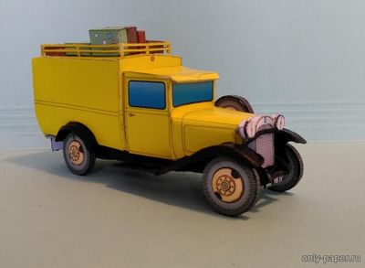 Сборная бумажная модель / scale paper model, papercraft Citroën C4F 