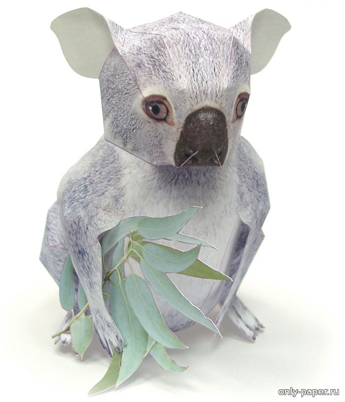 Коалы из бумаги. Паперкрафт коала. Оригами коала. Коала из папье-маше. Коала квиллинг.