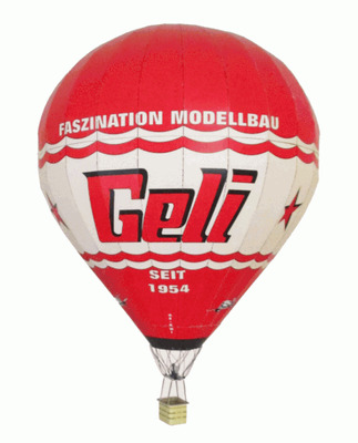 Сборная бумажная модель / scale paper model, papercraft Воздушный шар "GELI" (SABA 13) 