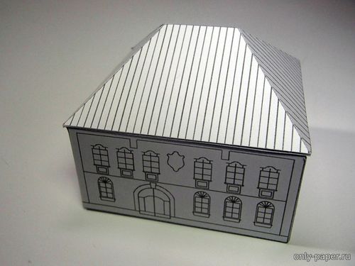 Сборная бумажная модель / scale paper model, papercraft Ратуша  [Pavel Styl] 