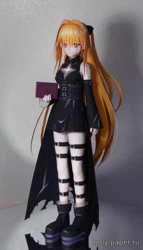 Сборная бумажная модель / scale paper model, papercraft Yami из аниме "To Love-Ru" (Moekami) 