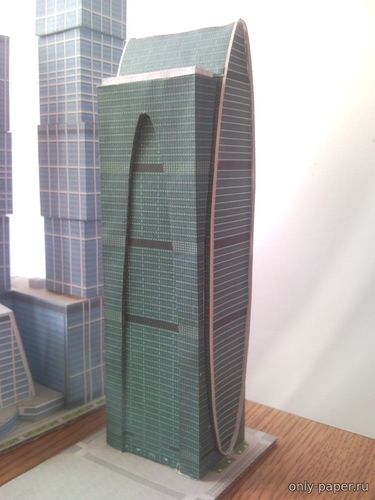 Сборная бумажная модель / scale paper model, papercraft Комплекс «Imperia Tower» (Alexenergy) 