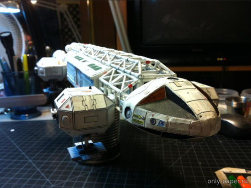 Сборная бумажная модель / scale paper model, papercraft Space 1999 Eagle Transporter (Keith Withers & Marc Robitaille) 