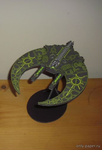 Сборная бумажная модель / scale paper model, papercraft Warhammer 40K - Night Scythe 