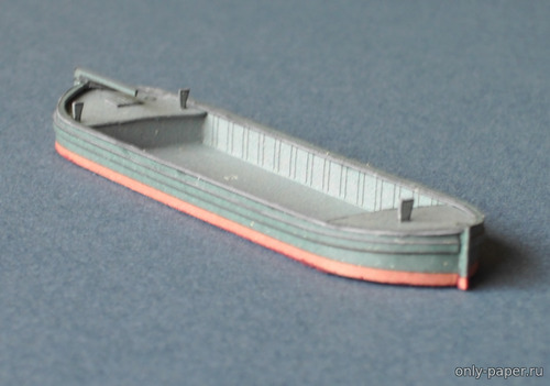 Сборная бумажная модель / scale paper model, papercraft Угольная баржа / Coaling Barge (Paper Shipwright) 