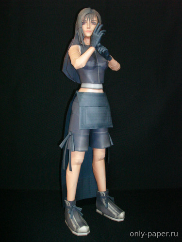 Сборная бумажная модель / scale paper model, papercraft Тифа Локхарт (Final Fantasy) 