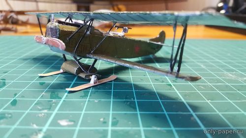 Сборная бумажная модель / scale paper model, papercraft Fokker C.Is 