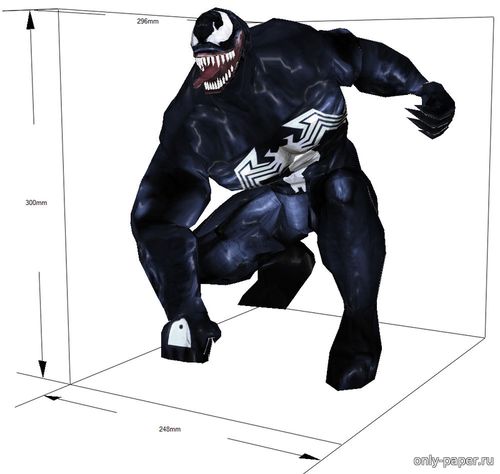 Сборная бумажная модель Venom