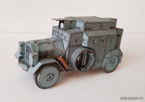 Сборная бумажная модель / scale paper model, papercraft Krupp-Daimler Sd.Kfz.3 