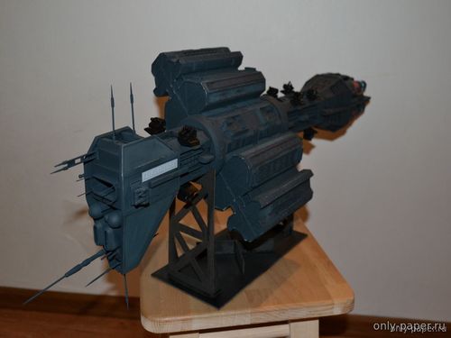 Сборная бумажная модель / scale paper model, papercraft Omega class destroyer (Babylon 5) 