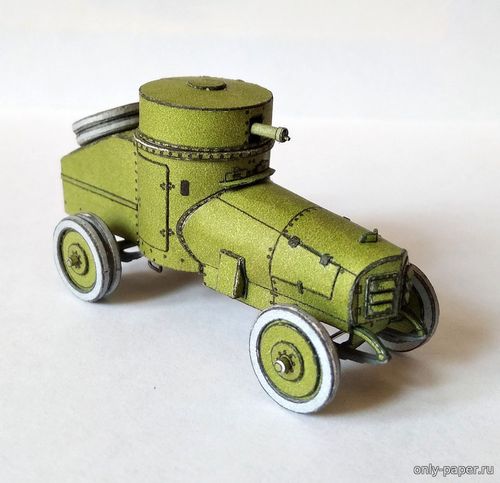 Сборная бумажная модель / scale paper model, papercraft Fiat Terni Tripoli 