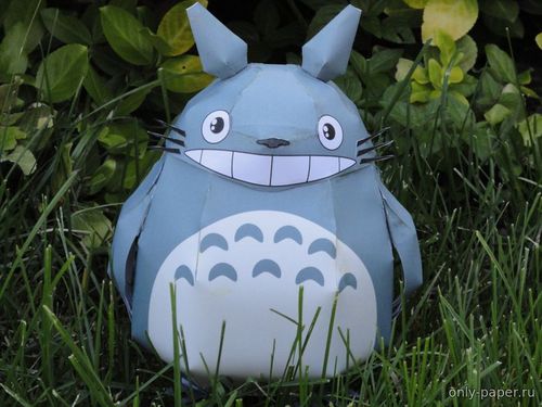 Сборная бумажная модель / scale paper model, papercraft Тоторо (М/ф "Наш сосед Тоторо" / Tonari no Totoro) 