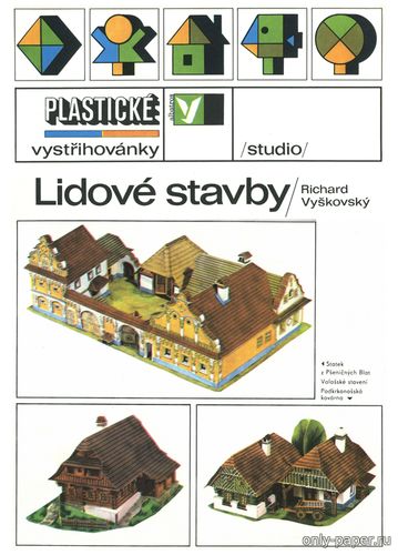 Сборная бумажная модель / scale paper model, papercraft Lidove stavby (Albatros) 