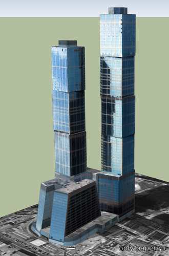 Сборная бумажная модель / scale paper model, papercraft City of Capitals / «Город Столиц» (Alexenergy) 