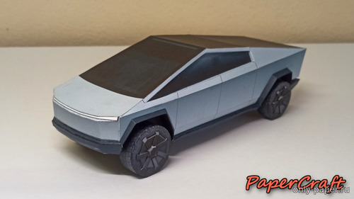 Сборная бумажная модель / scale paper model, papercraft Tesla Cybertruck (HD Paper) 
