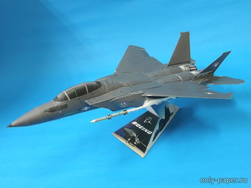 Сборная бумажная модель / scale paper model, papercraft F-15SE Silent Eagle (Paper-Replika) 