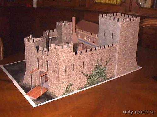 Сборная бумажная модель / scale paper model, papercraft Замок / Castello 