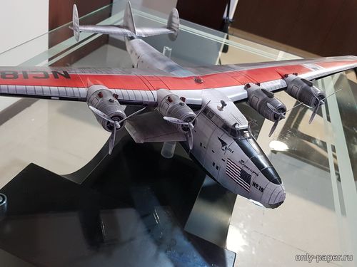 Сборная бумажная модель / scale paper model, papercraft Boeing 314 Clipper (Tex Mod) 