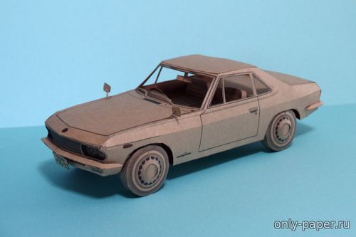 Сборная бумажная модель / scale paper model, papercraft Nissan Silvia (Setuna-dh) 