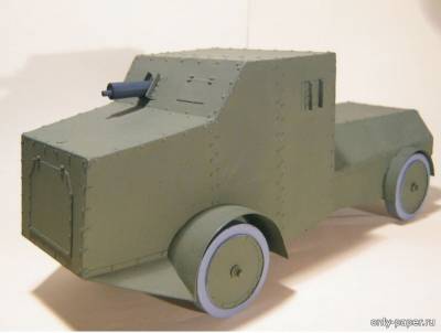 Сборная бумажная модель / scale paper model, papercraft Jeffry Poplavko (WAK) 