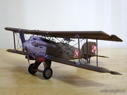 Модель самолета CWL WZ-X из бумаги/картона
