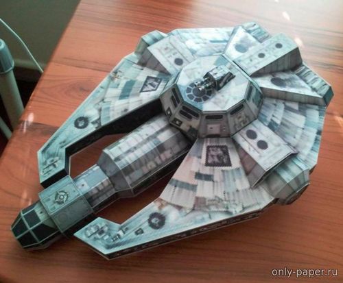 Сборная бумажная модель / scale paper model, papercraft YT-2000 (Star Wars) 