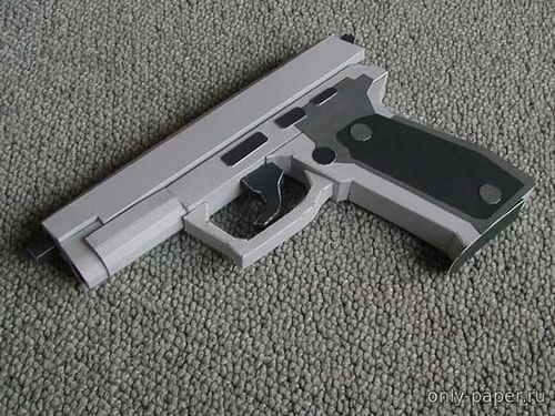 Бумажная модель пистолета SIG-Sauer P226