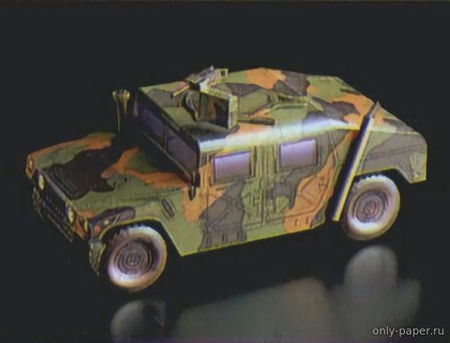 Модель автомобиля AMGC HUMMER из бумаги/картона