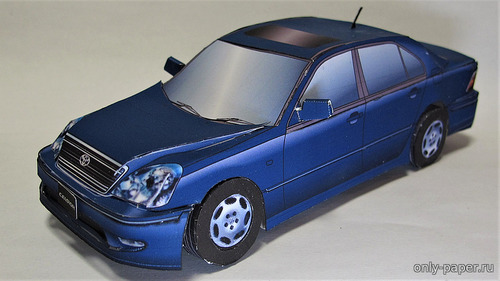 Сборная бумажная модель / scale paper model, papercraft Toyota Celsior (Lexus LS430) 