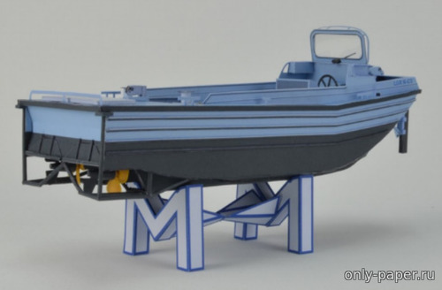 Сборная бумажная модель / scale paper model, papercraft Буксирный катер-толкач / M-Boot 
