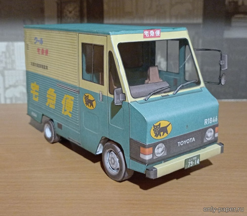 Сборная бумажная модель / scale paper model, papercraft Toyota Hiace Quick Delivery - 11 вариантов (Игорь Федоров) 
