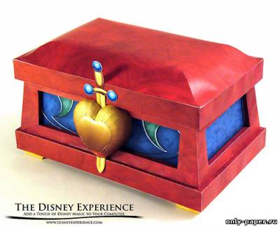 Шкатулка The Wicked Queen's Heart Box из бумаги/картона