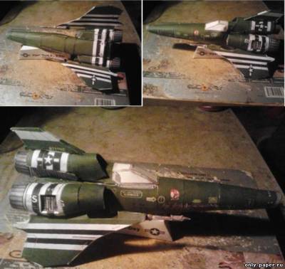 Сборная бумажная модель Mk-II Viper D-DAY (BattleStar Galactica)