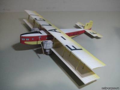 Модель самолета Lioré et Olivier 213 из бумаги/картона