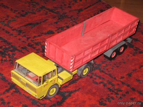 Сборная бумажная модель / scale paper model, papercraft Tatra 813 TNH & NS26 (Переработка ABC 4/2002) 
