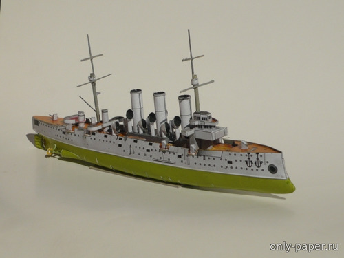 Сборная бумажная модель / scale paper model, papercraft Крейсер «Аврора» / Cruiser Aurora (Fifik) 