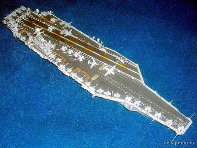 Сборная бумажная модель / scale paper model, papercraft USS Harry S. Truman (CVN-75) 