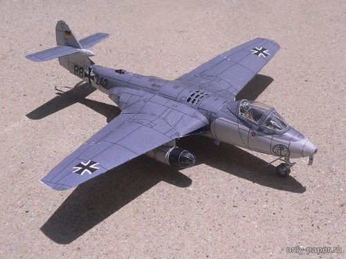 Сборная бумажная модель / scale paper model, papercraft Hawker Sea Hawk 