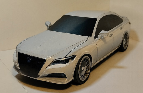 Сборная бумажная модель / scale paper model, papercraft Toyota Crown XV S220 (Alex Vibe) 