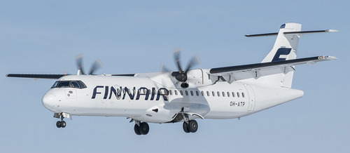 Сборная бумажная модель / scale paper model, papercraft ATR 72-500 Finnair (Edwin Rodriguez - Mario Solorzano) 